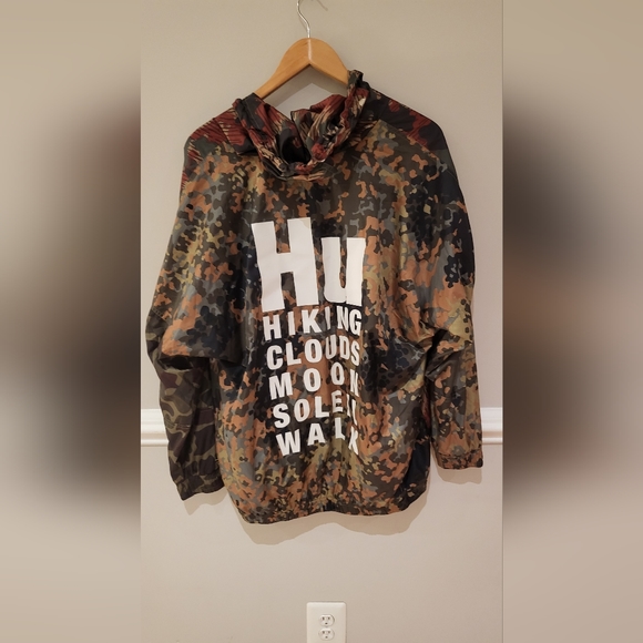 Adidas Originals CY7486 Pharrell Williams Hu Hiking Anorak Windbreaker Jacket L - Picture 2 of 4